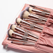 Afbeelding in Gallery-weergave laden, Lovely Lashes Luxe Diamond Brush Set incl bag - Lovely Lashes Pro Belgium
