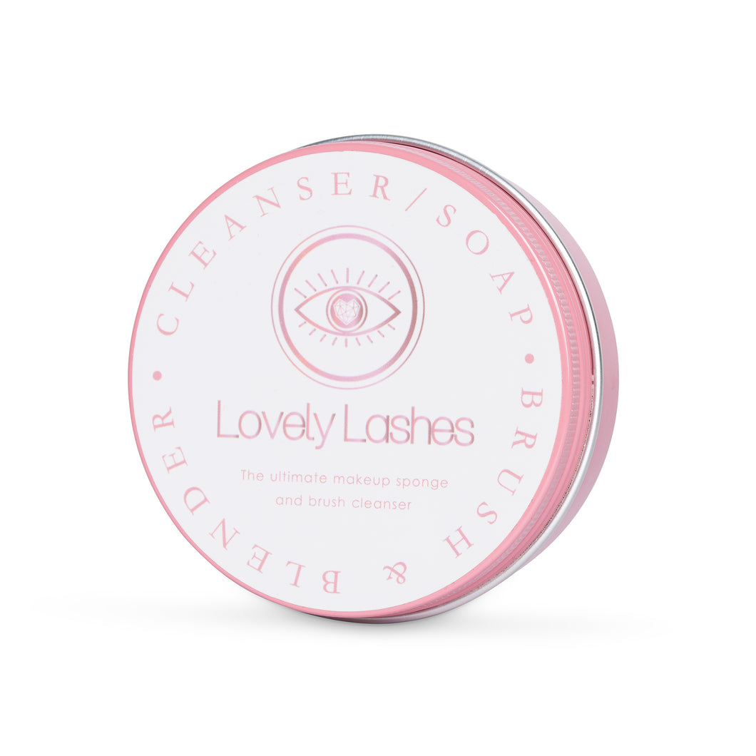 Brush & Blender Cleanser Soap - Vanille Scent 100g - Lovely Lashes Pro Belgium